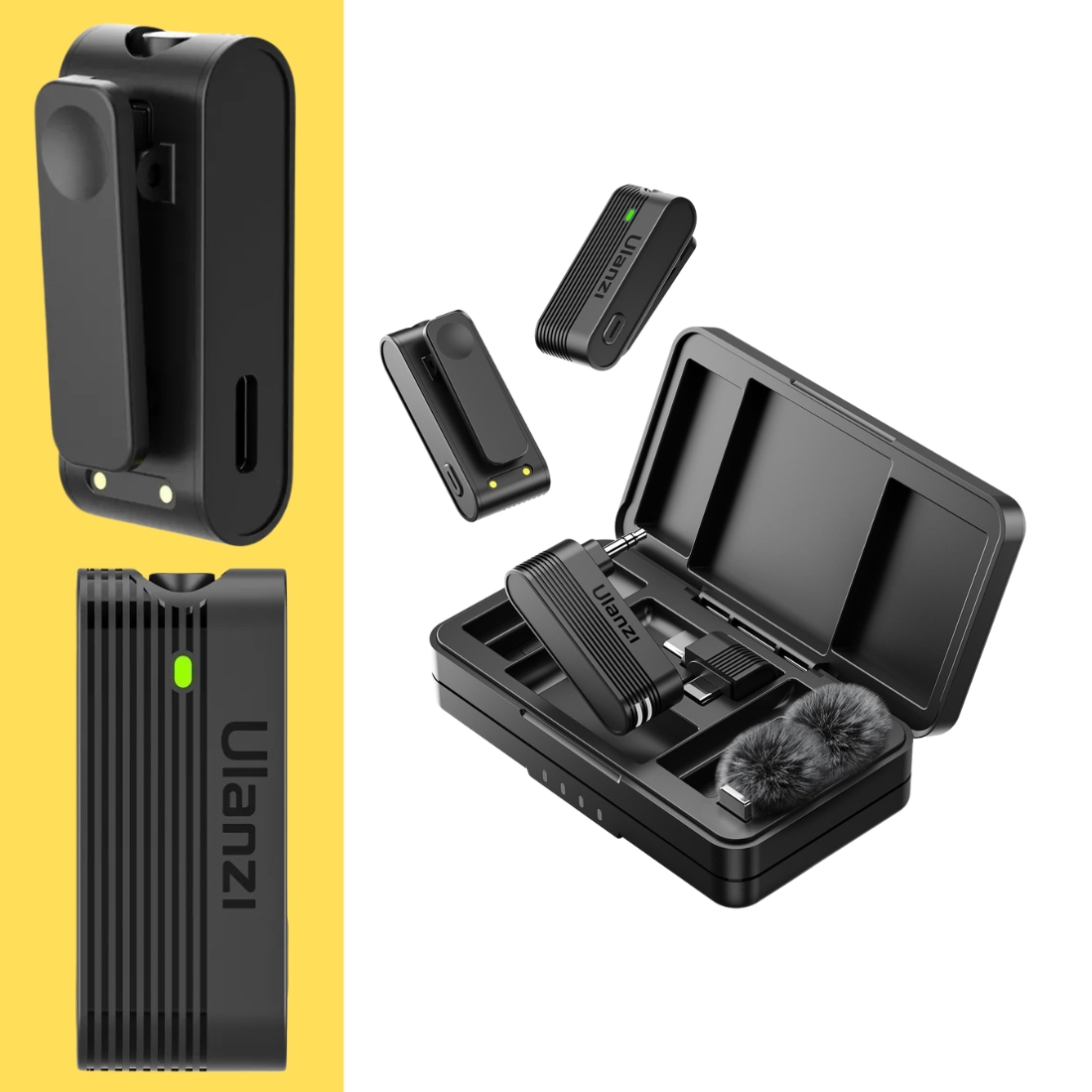 Ulanzi A100 Wireless Lavalier Microphone - melarmath.com
