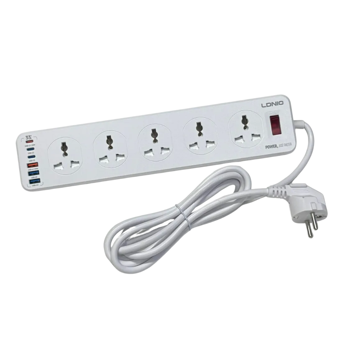 LDNIO SC10610 30W 10-Port USB Charger Power Strip thumb 3