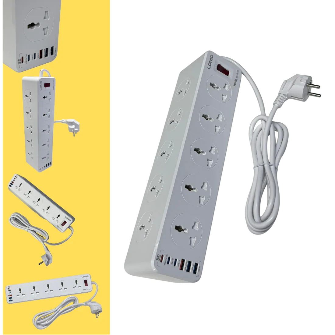 LDNIO SC10610 30W 10-Port USB Charger Power Strip thumb 10