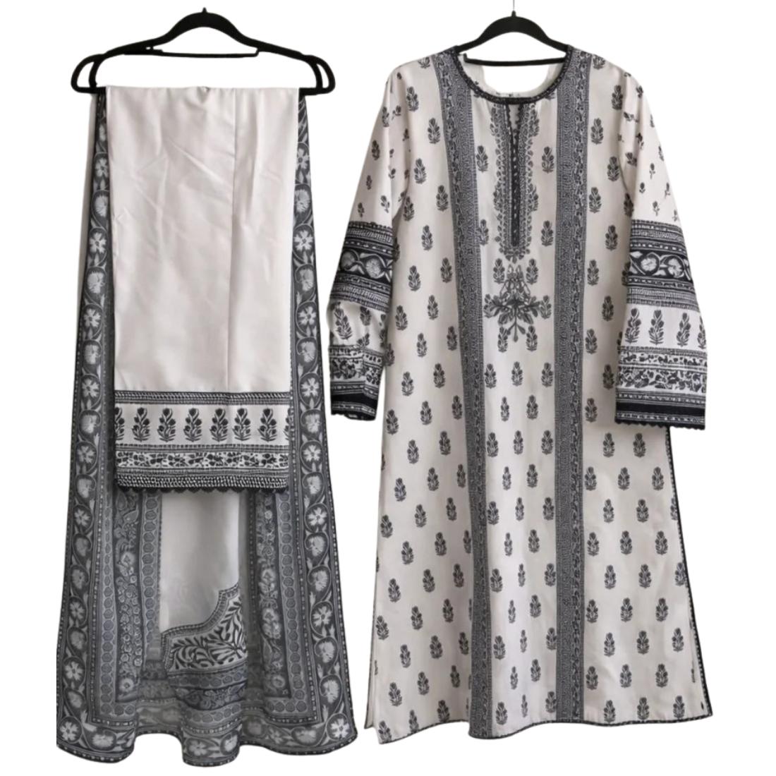 Premium Quality New Trendy Readymade 3 pieces Dress