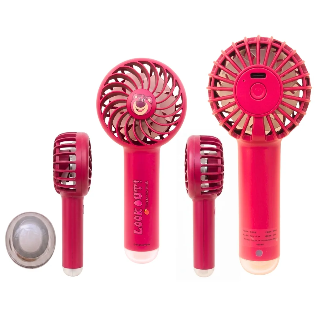 Mickey Cute Portable Fan with LED Light thumb 4