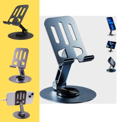 Multifunctional Foldable Metal Mobile Phone Holder Adjustable Phone Stand