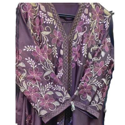 Full embroidery jafran fabric burka