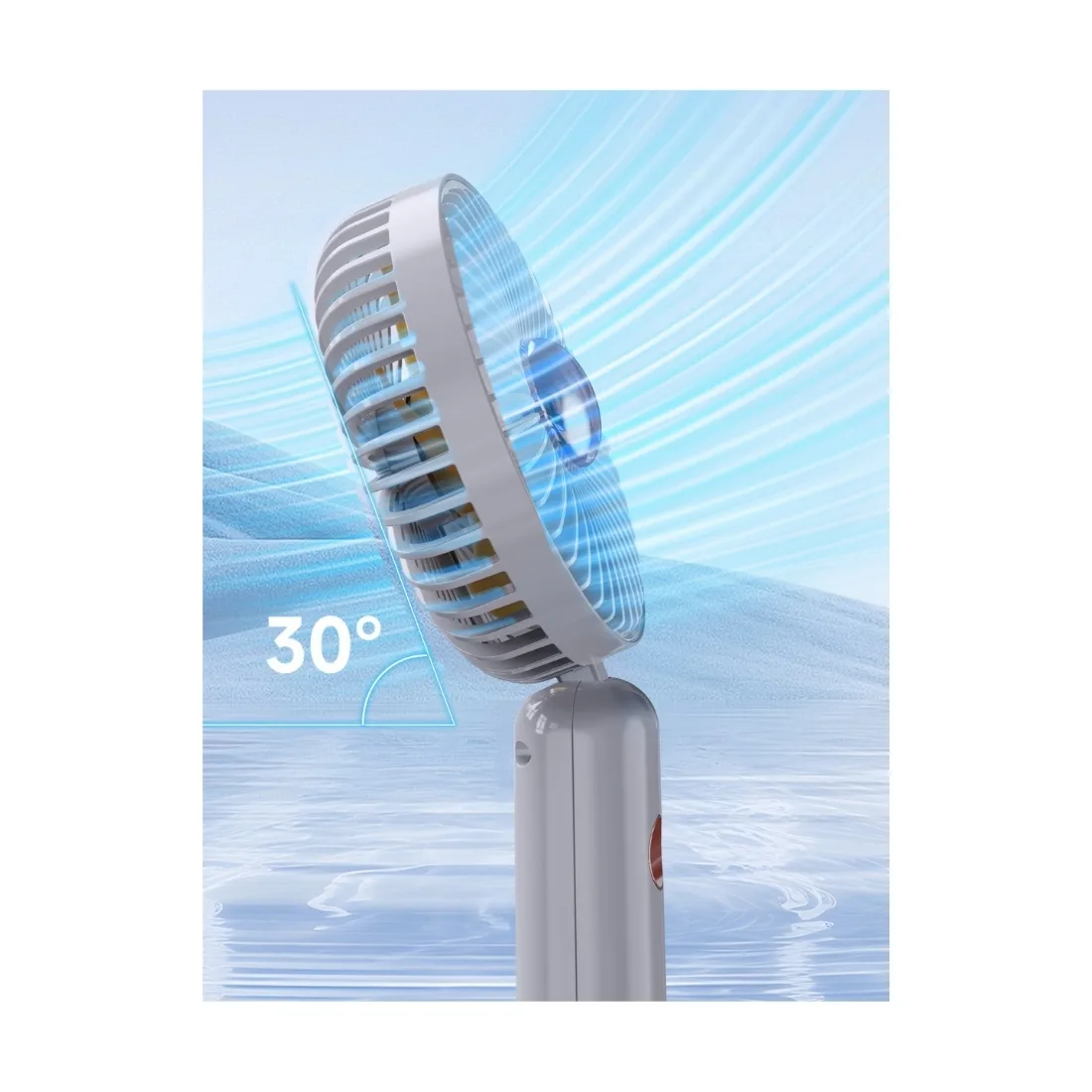 Mini Hand  Electric Travel Fan with Phone Stand thumb 7