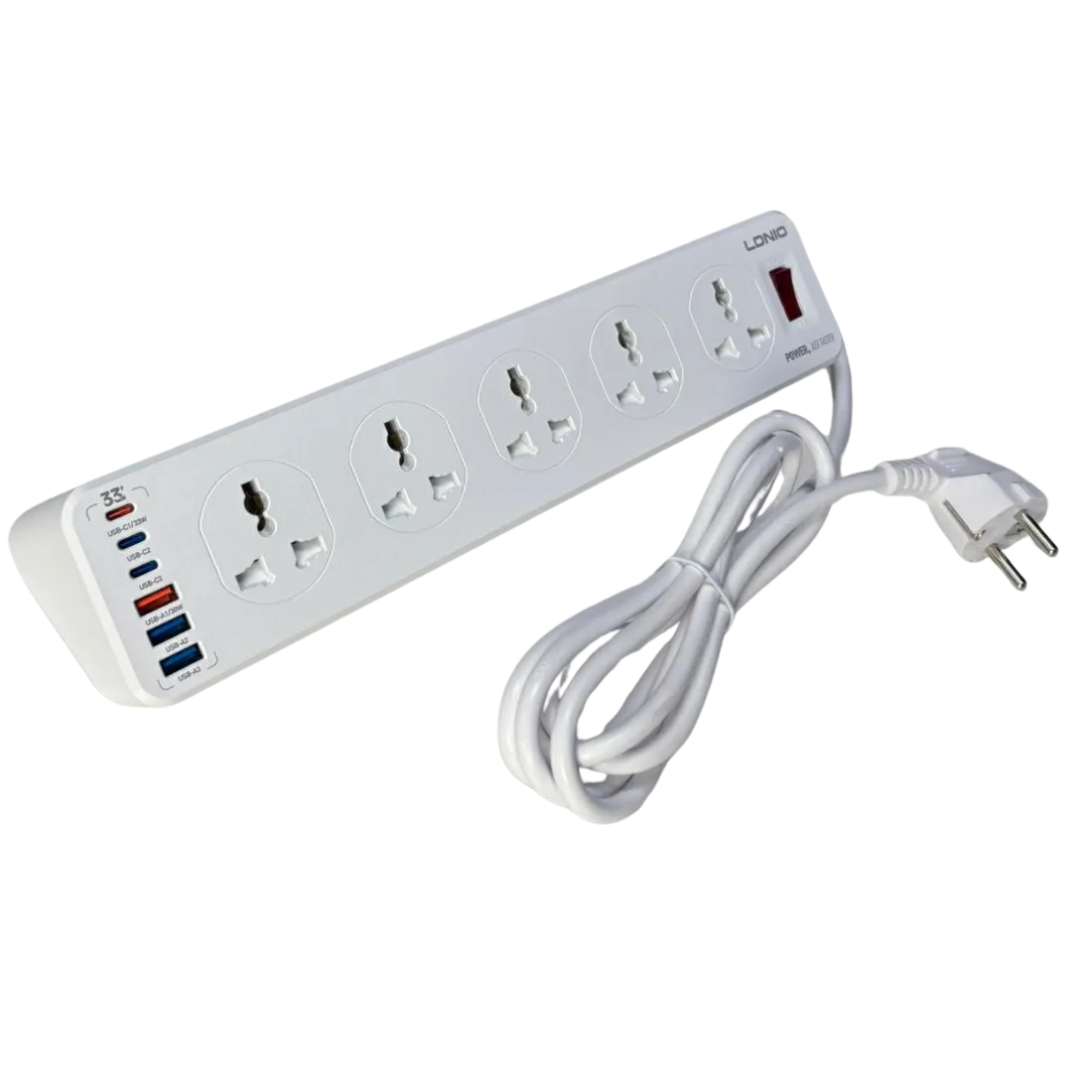LDNIO SC10610 30W 10-Port USB Charger Power Strip