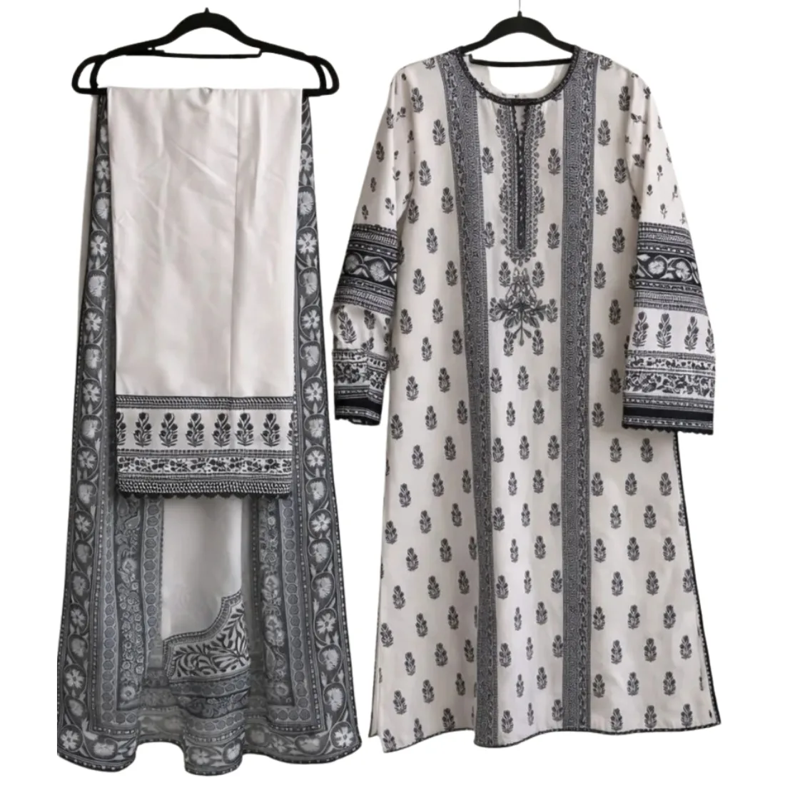 Premium Quality New Trendy Readymade 3 pieces Dress thumb 2